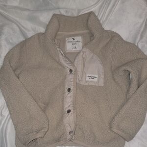 Abercrombie Kids Tan Sherpa Jacket